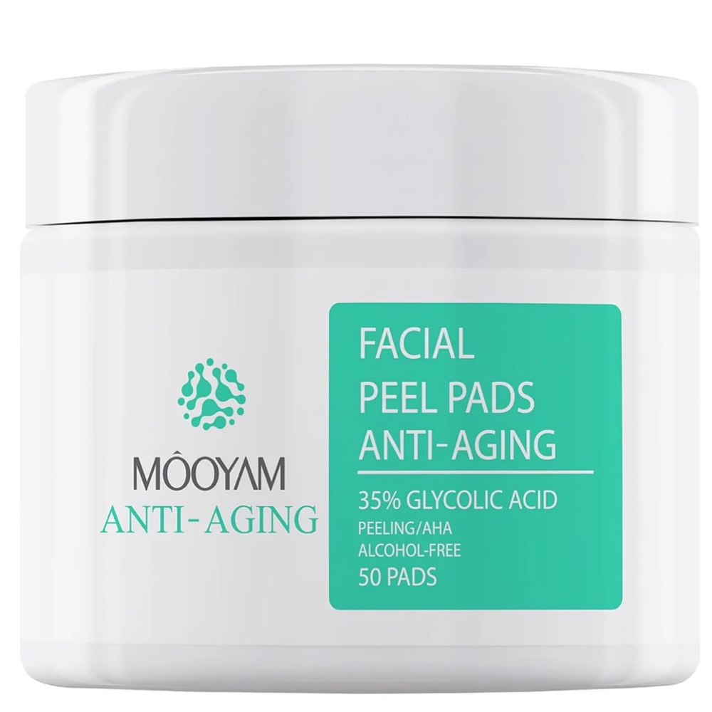 Anti-Aging Facial Peel Pads - 35% Glycolic Acid